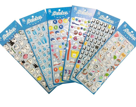 Teeth Stickers | 5pcs