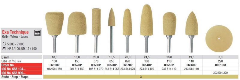 Exa Technique Fine-Grain Polishers