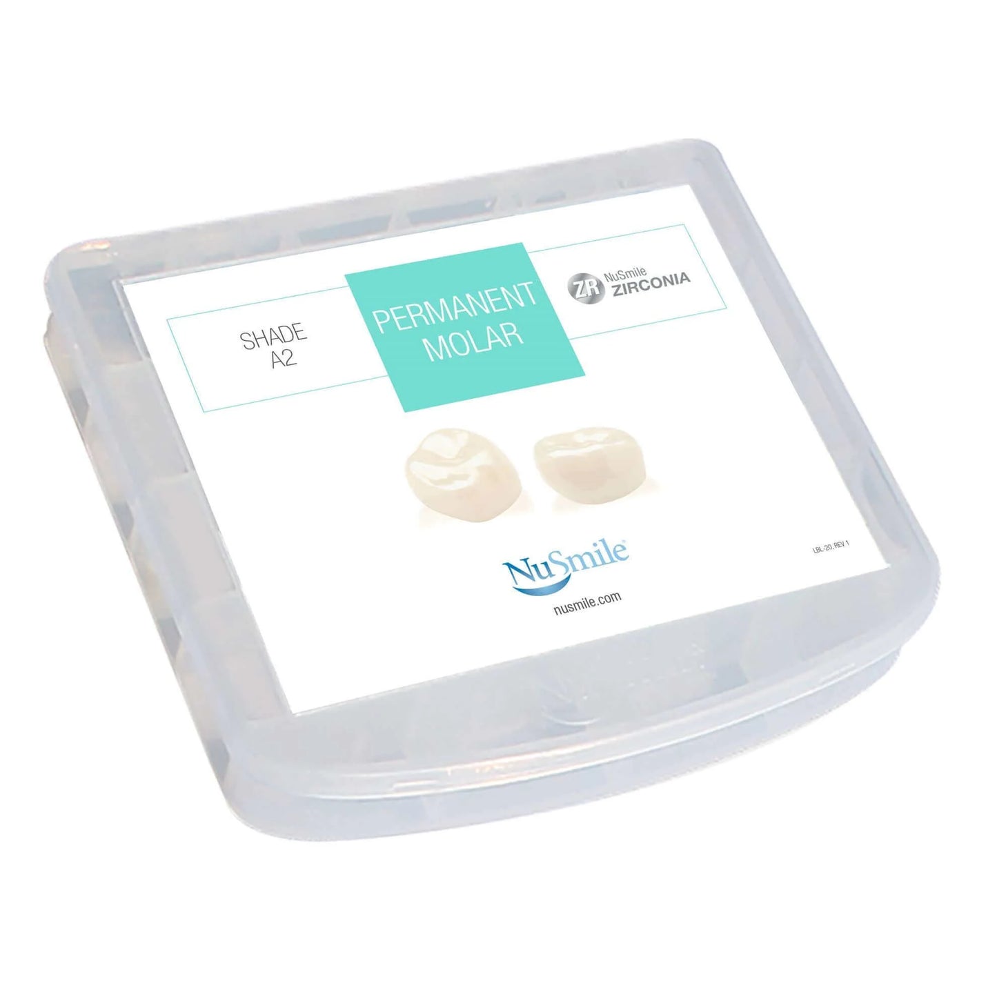 NuSmile ZR Zirconia Crowns | Permanent Molars | Assessment Kit | NuSmile