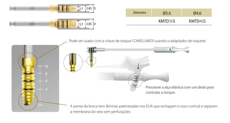 Easy Sinus Lift | Kit | Implante Dentário | COWELLMEDI