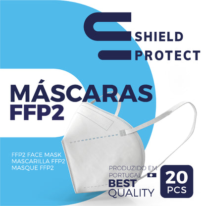 FFP2 NR Masks | White | 20 units | Shield Protect