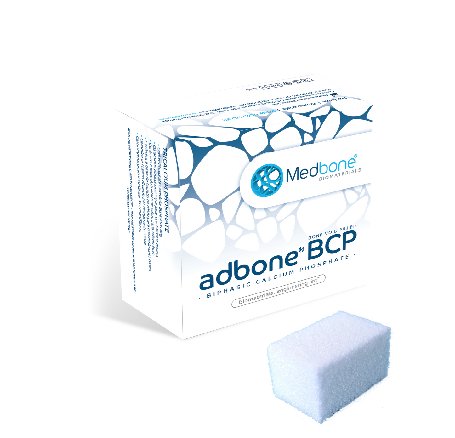 Adbone®BCP Bloco | Regeneração Óssea | MEDBONE