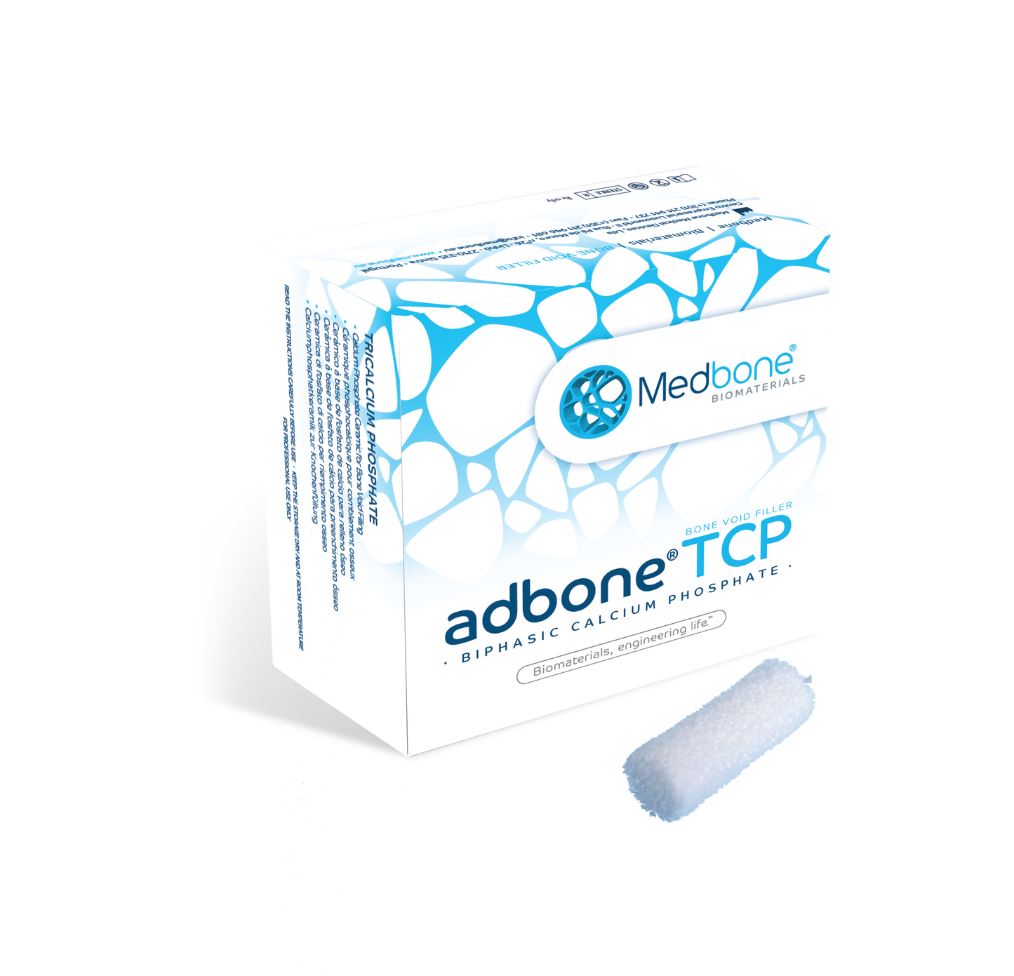 Adbone®TCP Cilindro | Regeneração Óssea | MEDBONE