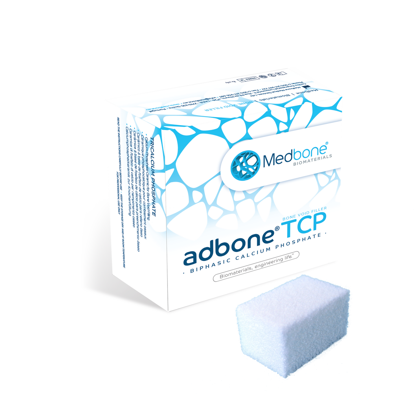 Adbone®TCP Bloco | Regeneração Óssea | MEDBONE