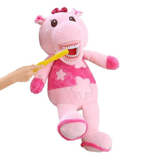 Educational Hippo Plush – The Fun Way to Teach Kids About Oral Hygiene!